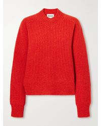 TOVE - Eilis Ribbed-Knit Wool Sweater - Lyst