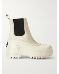Proenza Schouler - Sorel Caribou Leather And Rubber Platform Chelsea Boots - Lyst