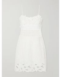 Isabel Marant - Reola Embroidered Ramie Mini Dress - Lyst