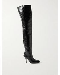 KHAITE - Colt Leather Over-The-Knee Boots - Lyst