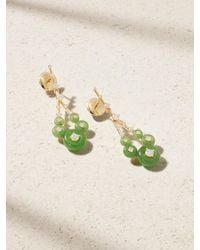 Fernando Jorge - Gravity Small 18-Karat, Jade And Diamond Earrings - Lyst