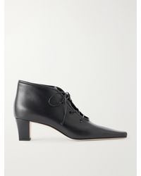 Manolo Blahnik - Fuxa 50 Leather Ankle Boots - Lyst