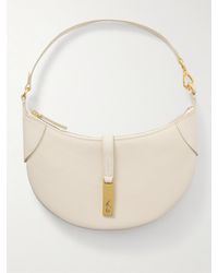 Polo Ralph Lauren - Polo Id Embellished Textured-Leather Shoulder Bag - Lyst