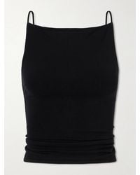 St. Agni - Open-Back Tencel Lyocell-Blend Top - Lyst