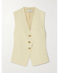 Vince - Recycled-Crepe Vest - Lyst