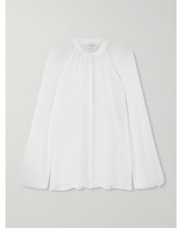 Gabriela Hearst - Gian Silk-Chiffon Blouse - Lyst