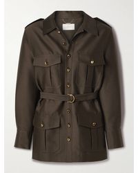 Zimmermann - Illuminate Belted Wool And Silk-Blend Jacket - Lyst