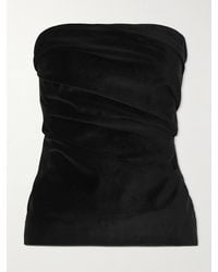 TOVE - Izel Cotton And Modal-Blend Velvet Top - Lyst