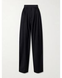 Sportmax - Zorro Wool Wide-Leg Pants - Lyst