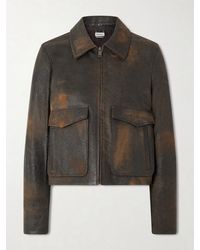 Jonathan Simkhai - Sage Textured-Leather Jacket - Lyst