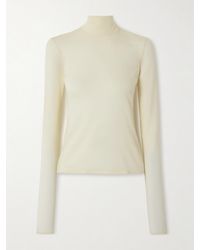 Jil Sander - Jersey Turtleneck Top - Lyst