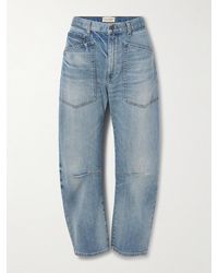 Nili Lotan - Shon High-Rise Tapered Jeans - Lyst