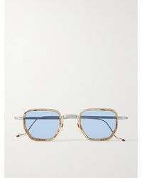 Jacques Marie Mage - Atkins Square-Frame Titanium And Acetate Sunglasses - Lyst