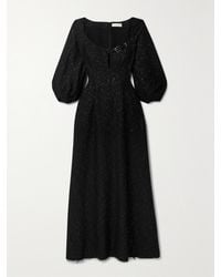 Gabriela Hearst - Madyn Maxikleid Aus Einer Wollmischung Mit Pailletten, Schnalle Und Cut-Out - Lyst