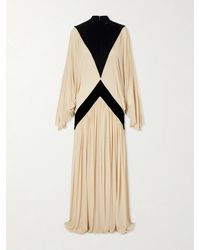 Zimmermann - Valiant Deco Batwing Satin-Blend Maxi Dress - Lyst