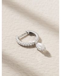 Anita Ko - Huggies 18-Karat Diamond Single Earring - Lyst