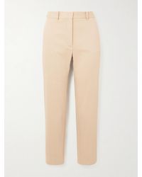 JOSEPH - Bing Court Cotton-Blend Gabardine Slim-Leg Pants - Lyst