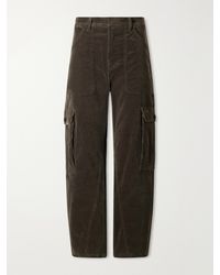 Citizens of Humanity - Thassos Twsited Seam Utility Corduroy Cotton-Blend Mid-Rise Wide-Leg Cargo Pants - Lyst