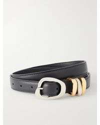 Amanu - Tugela Croc-Effect Leather Belt - Lyst