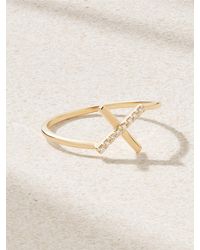 Melissa Joy Manning - X Marks The Spot 14-Karat Recycled Diamond Ring - Lyst