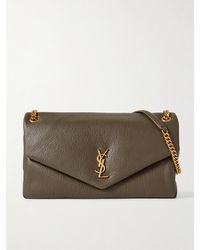 Saint Laurent - Calypso Large Padded Textured-Leather Shoulder Bag - Lyst