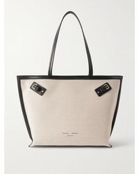 Proenza Schouler - Days Leather-Trimmed Canvas Tote - Lyst