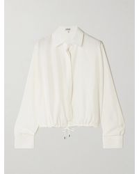 Loewe - Balloon Silk-Crepe Shirt - Lyst