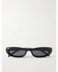 Saint Laurent - Sl 557 Shade Plump Cat-Eye Injected Sunglasses - Lyst