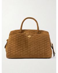Metier - Private Eye Quilted Suede Tote - Lyst