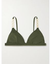 Melissa Odabash - Mexico Triangel-Bikini-Oberteil Mit Verzierungen - Lyst
