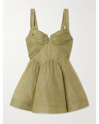 Zimmermann - Mini "Rebellion Drape" Dress - Lyst