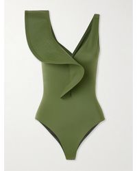 Johanna Ortiz - Boleros Badeanzug Aus Recyceltem Material Mit Volant - Lyst