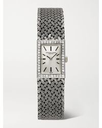 Stephanie Windsor - Audemars Piguet Pre-Owned 1980S Hand-Wound 17Mm 18-Karat Diamond Watch, Ref. No. 45162 - Lyst