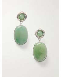 Jennifer Behr - Ruthie-Tone Aventurine Earrings - Lyst