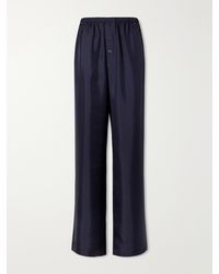 Rohe - Silk-Satin Wide-Leg Pants - Lyst