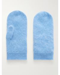 Lisa Yang - Brushed-Cashmere Mittens - Lyst