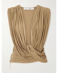 Christopher Esber - Ripple Draped Mesh Top - Lyst