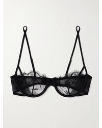 Kiki de Montparnasse - Lace Underwired Soft-Cup Balconette Bra - Lyst