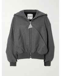 The Attico - Oversized Wool-Blend Hooded Bomber Jacket - Lyst