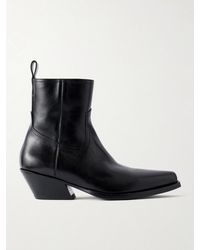 Ann Demeulemeester - Imme Leather Ankle Boots - Lyst