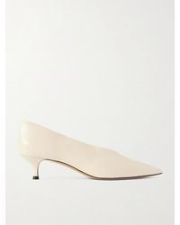 Le Monde Beryl - Babouche 40 Crinkled-Leather Pumps - Lyst