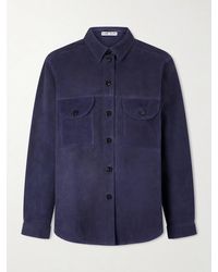 Blazé Milano - Berber Paneled Suede Shirt - Lyst