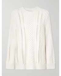 Gabriela Hearst - Westal Fisherman-Knit Merino Wool And Cashmere-Blend Sweater - Lyst