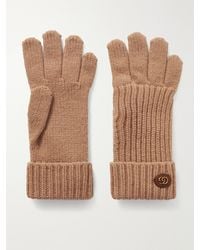 Gucci - Handschuhe Aus Wolle Und Kaschmir Mit Doppel G, Grösse - Lyst