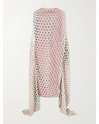 Dries Van Noten - Embellished Polka-Dot Silk Midi Dress - Lyst