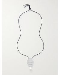 AGMES - Baroque Ilona Recycled Sterling, Suede And Pearl Necklace - Lyst