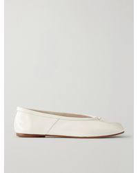 Maison Margiela - Tabi New Ballerina Split-Toe Patent-Leather Ballet Flats - Lyst