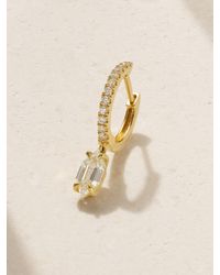 Anita Ko - Huggies 18-Karat Diamond Single Earring - Lyst
