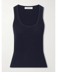 Max Mara - Ribbed Woven Tank - Lyst