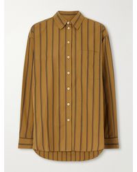 Jamie Haller - The Essential Striped Cotton And Silk-Blend Shirt - Lyst